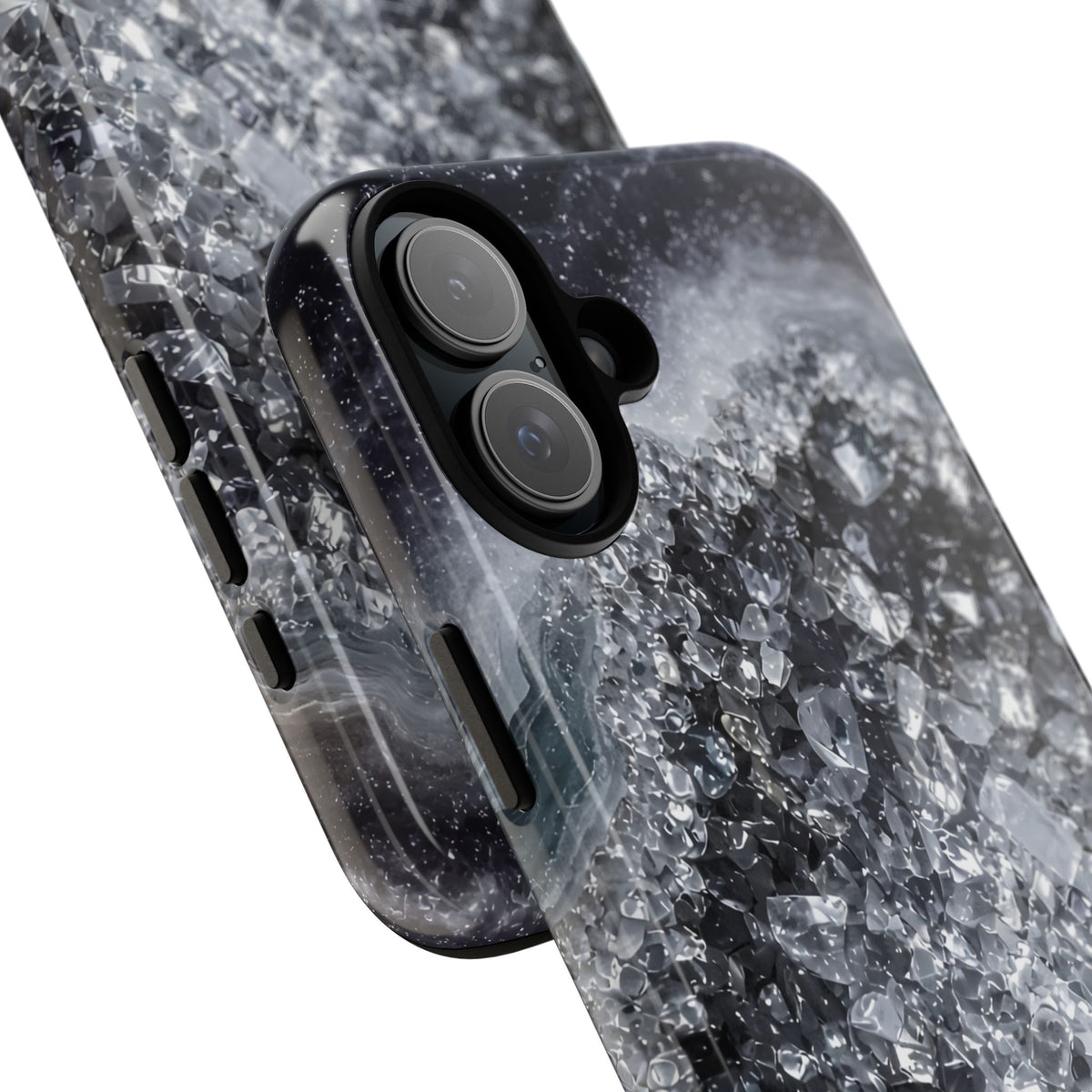 Geode Core - Silver Smoke Phone Case