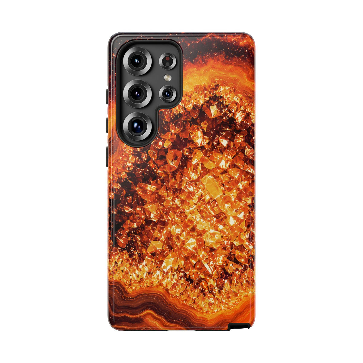 Geode Core - Molten Lava Phone Case