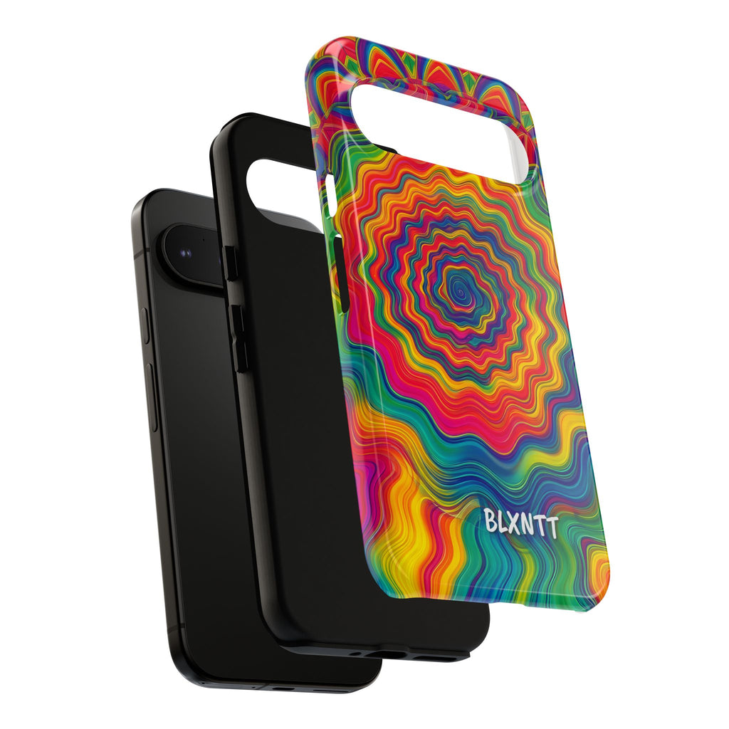 Hypnotic Rainbow Ripple Phone Case