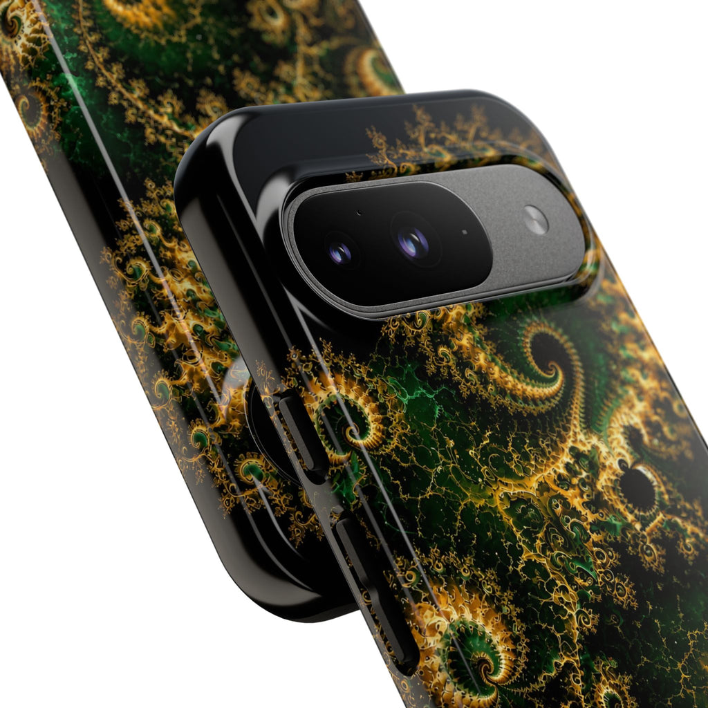 Copper Infinity - Emerald & Gold Phone Case