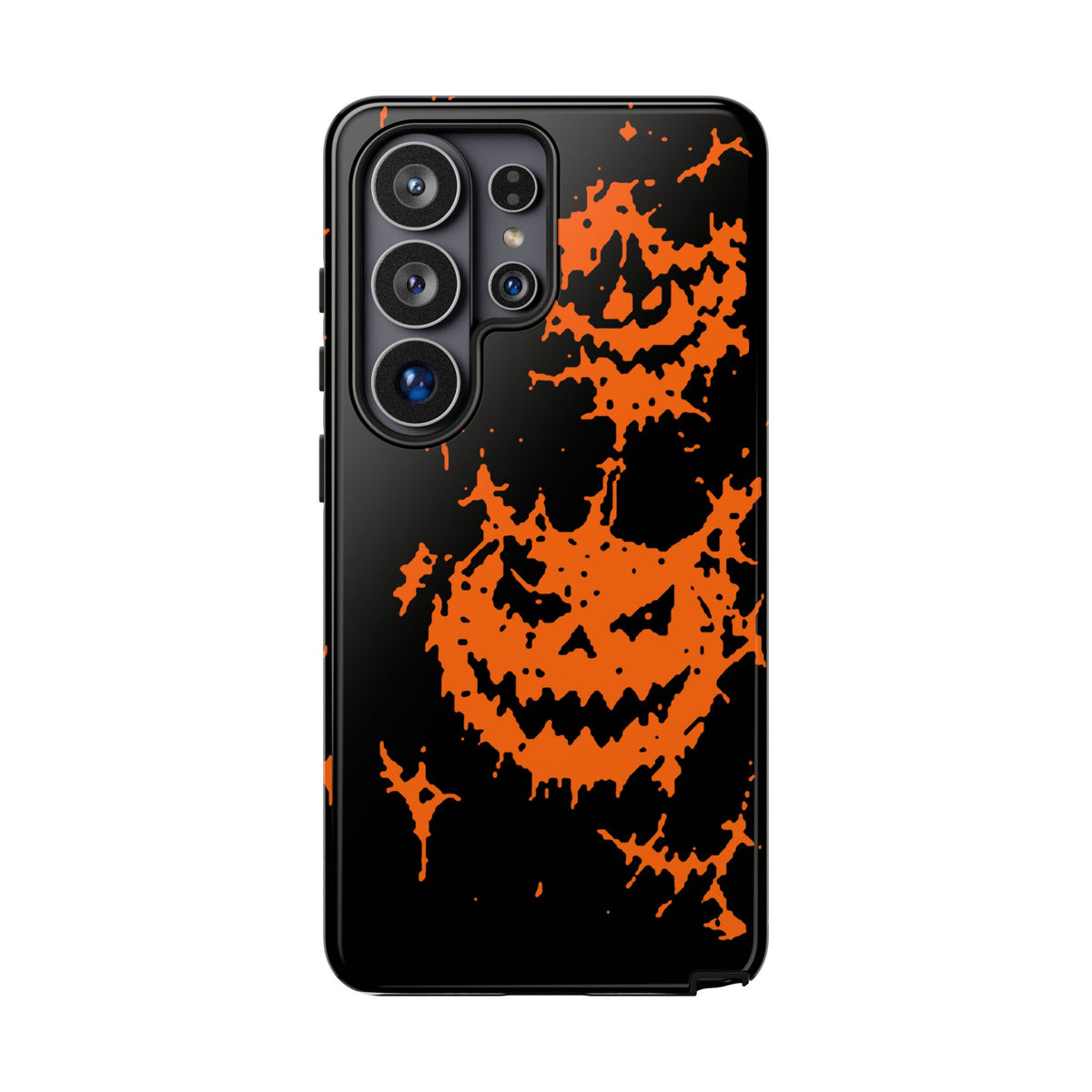 Orange Spiderweb Pumpkin Phone Case
