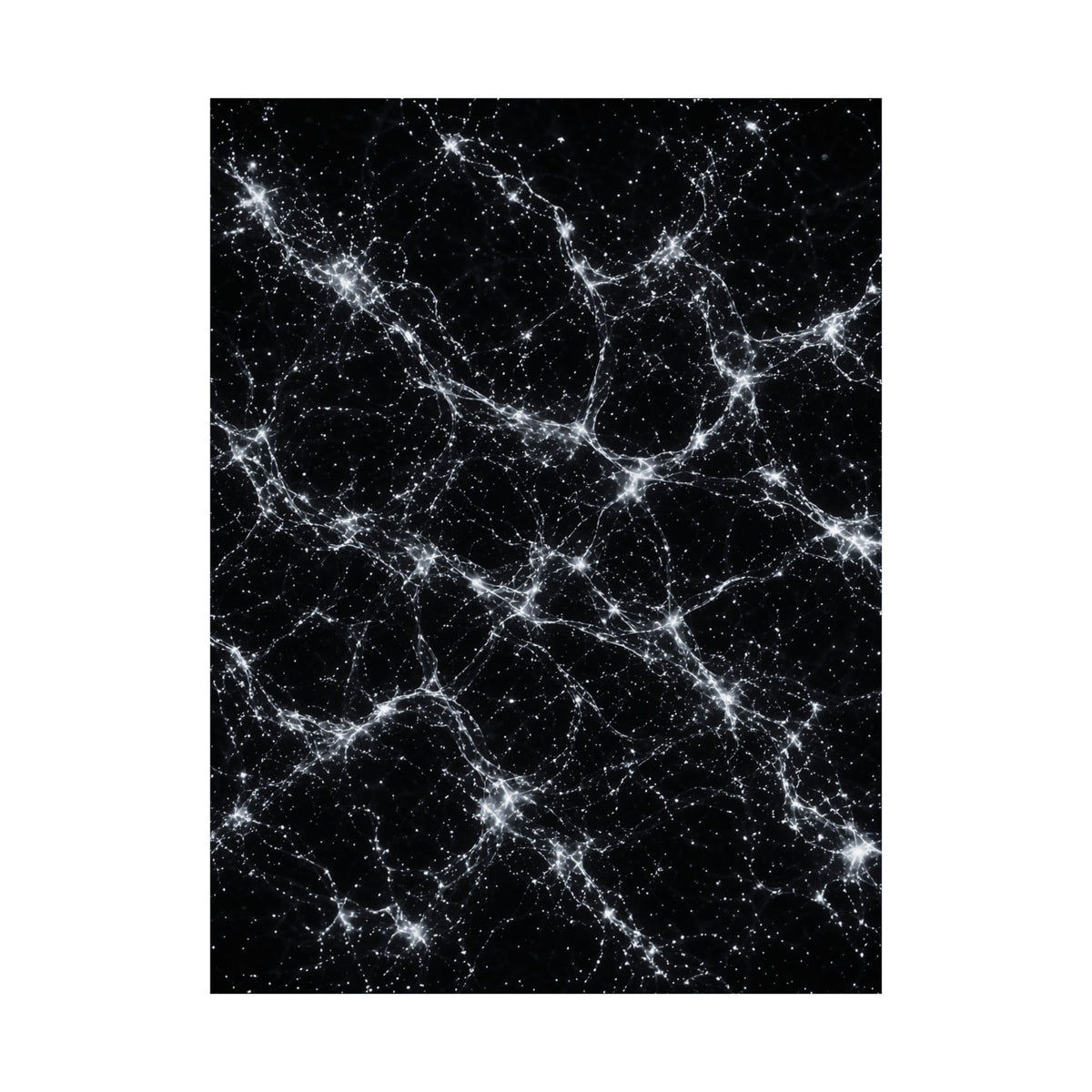 Neon Mycelium - Silver Ghost Poster