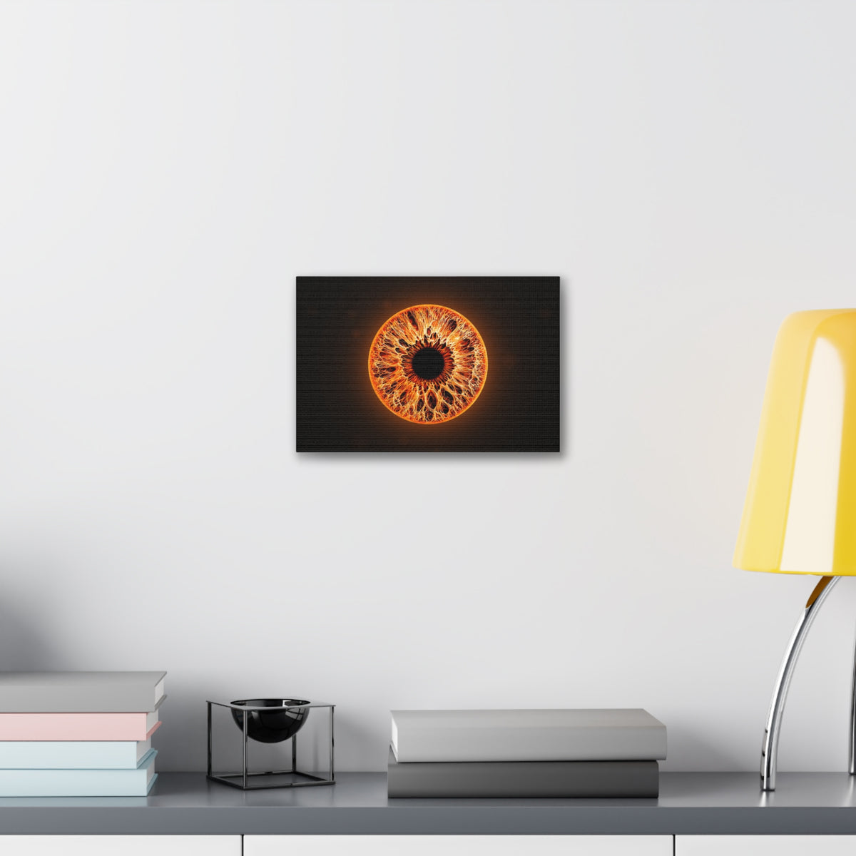 BLXNTT Iris – Lace Web Inferno Glossy Canvas