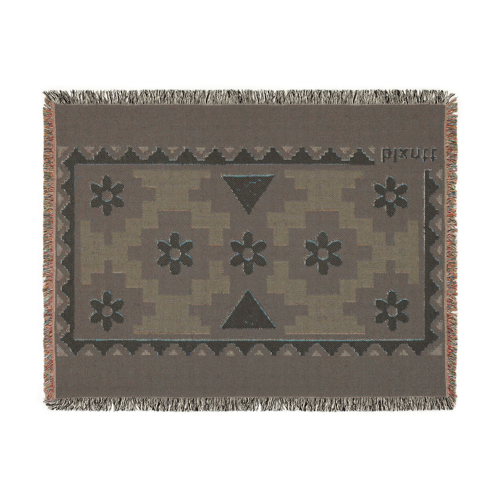 BLXNTT Blue Hippie Woven Blanket #4