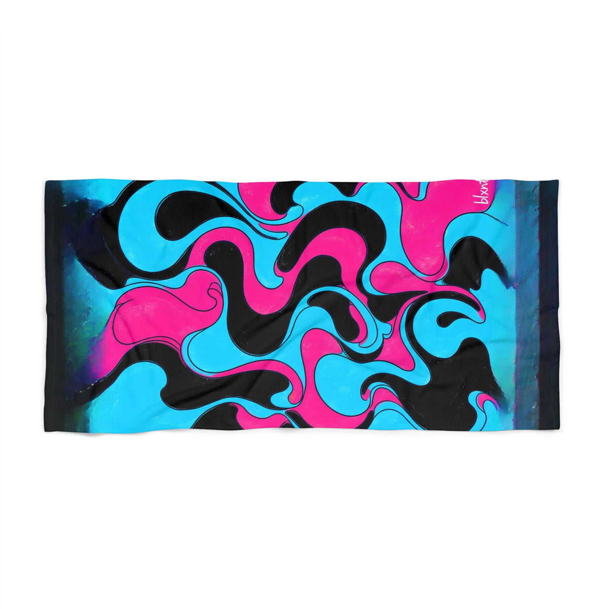 Fillmore Flow - Cyberpunk Beach Towel