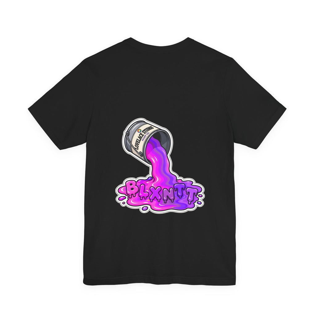 BLXNTT Paint Spill Tee - Purple (Black)