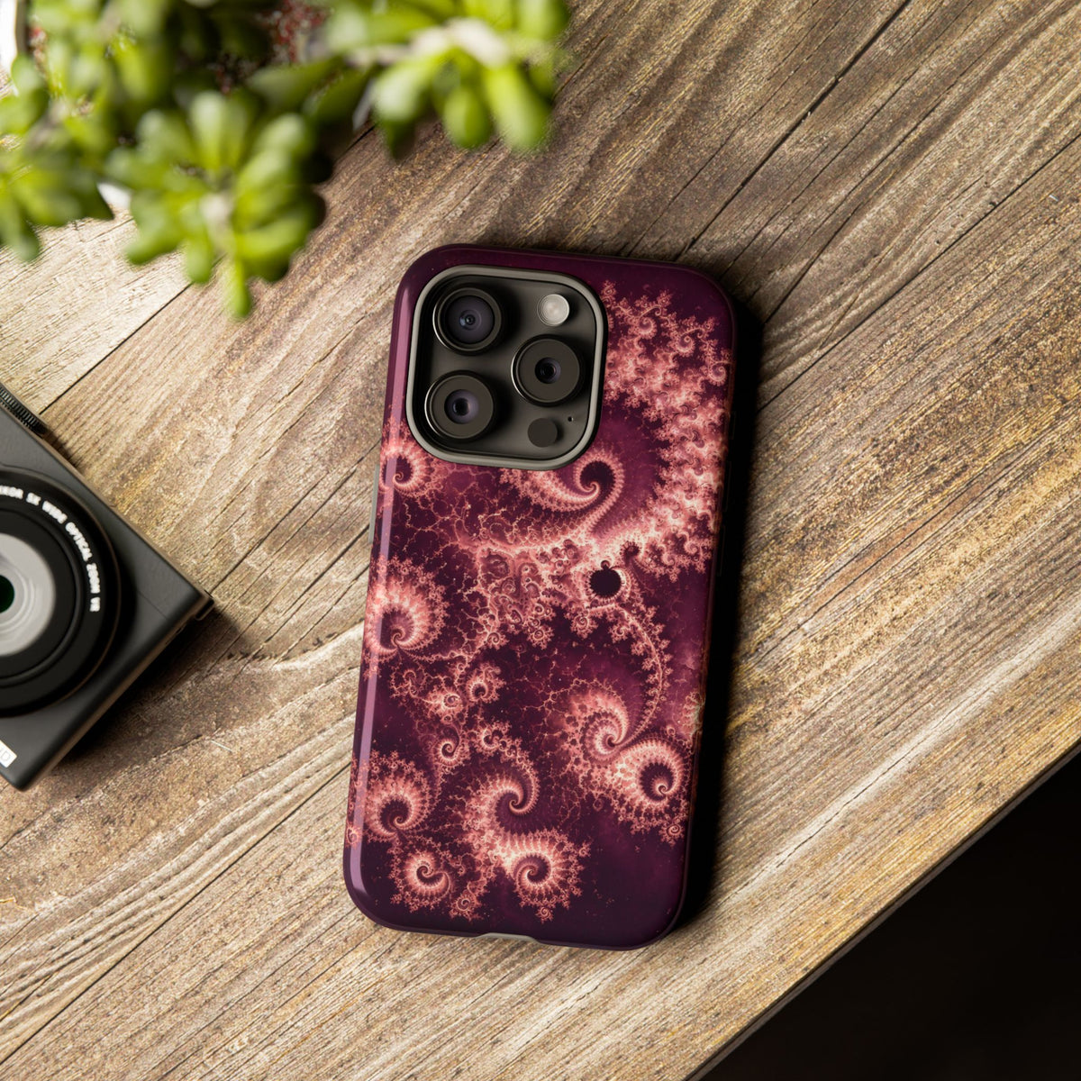 Copper Infinity - Rose Quartz Phone Case