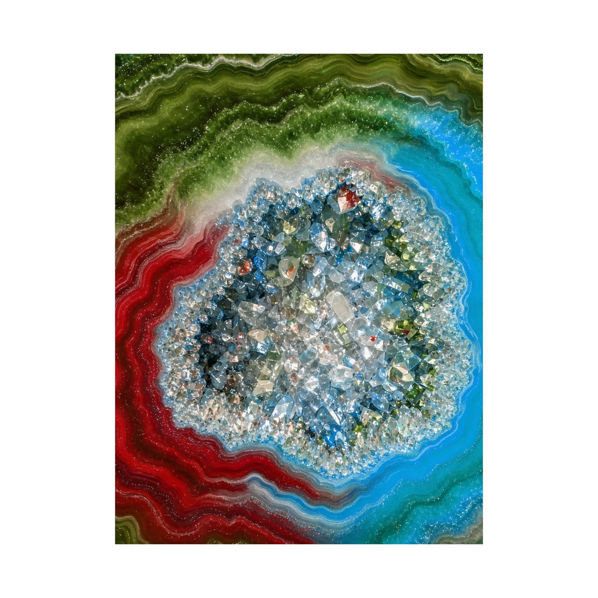 Geode Core - Lagoon Poster