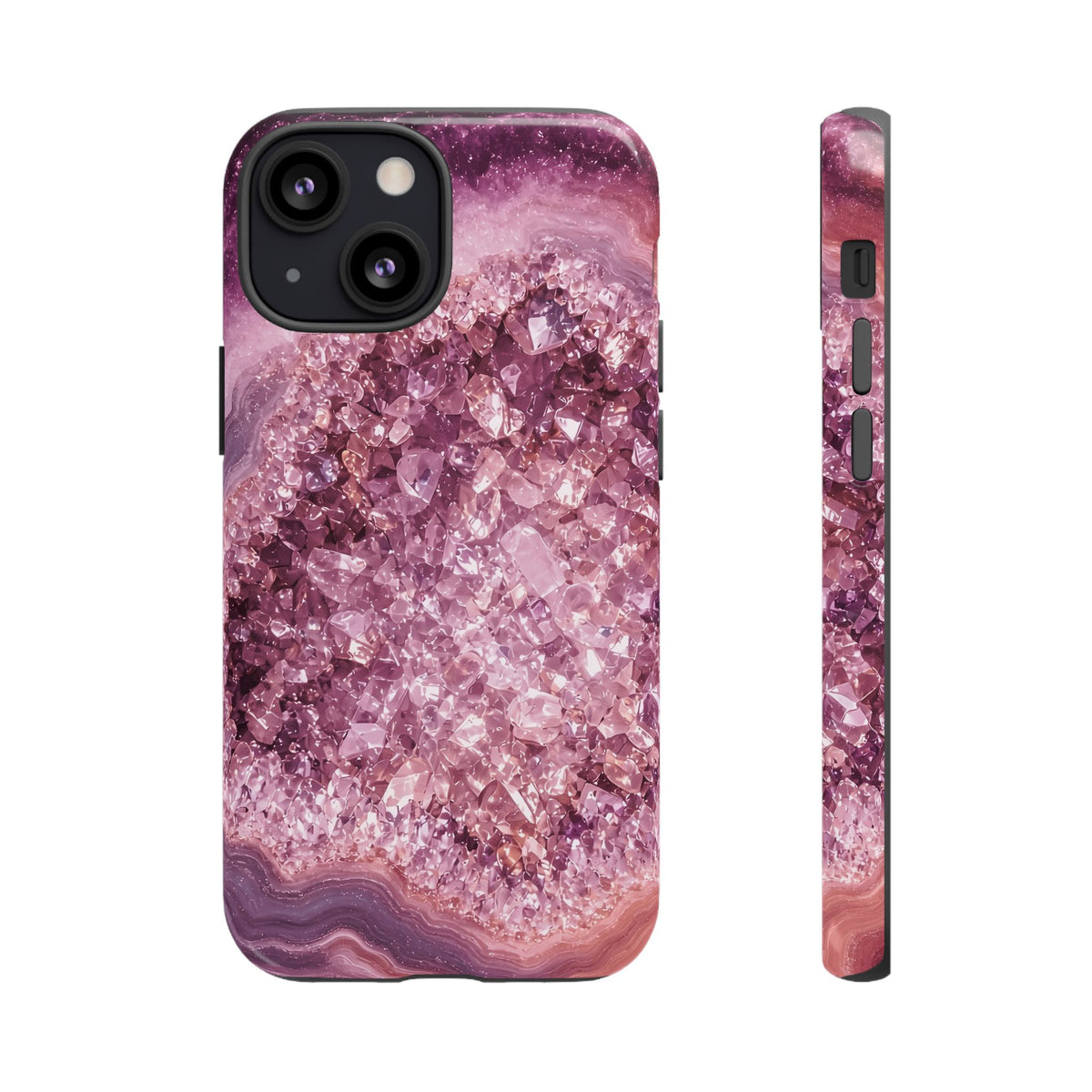 Geode Core - Rose Quartz Phone Case