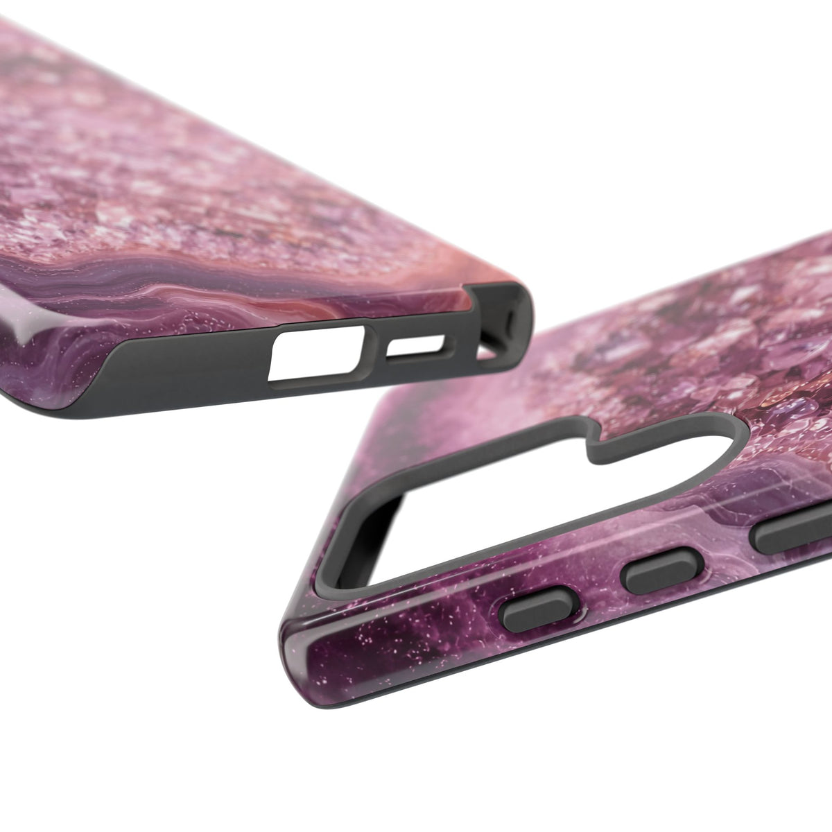 Geode Core - Rose Quartz Phone Case