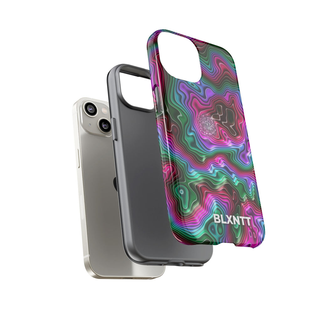 Neon Agate Phone Case