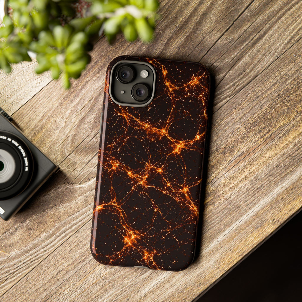 Neon Mycelium - Solar Flare Phone Case