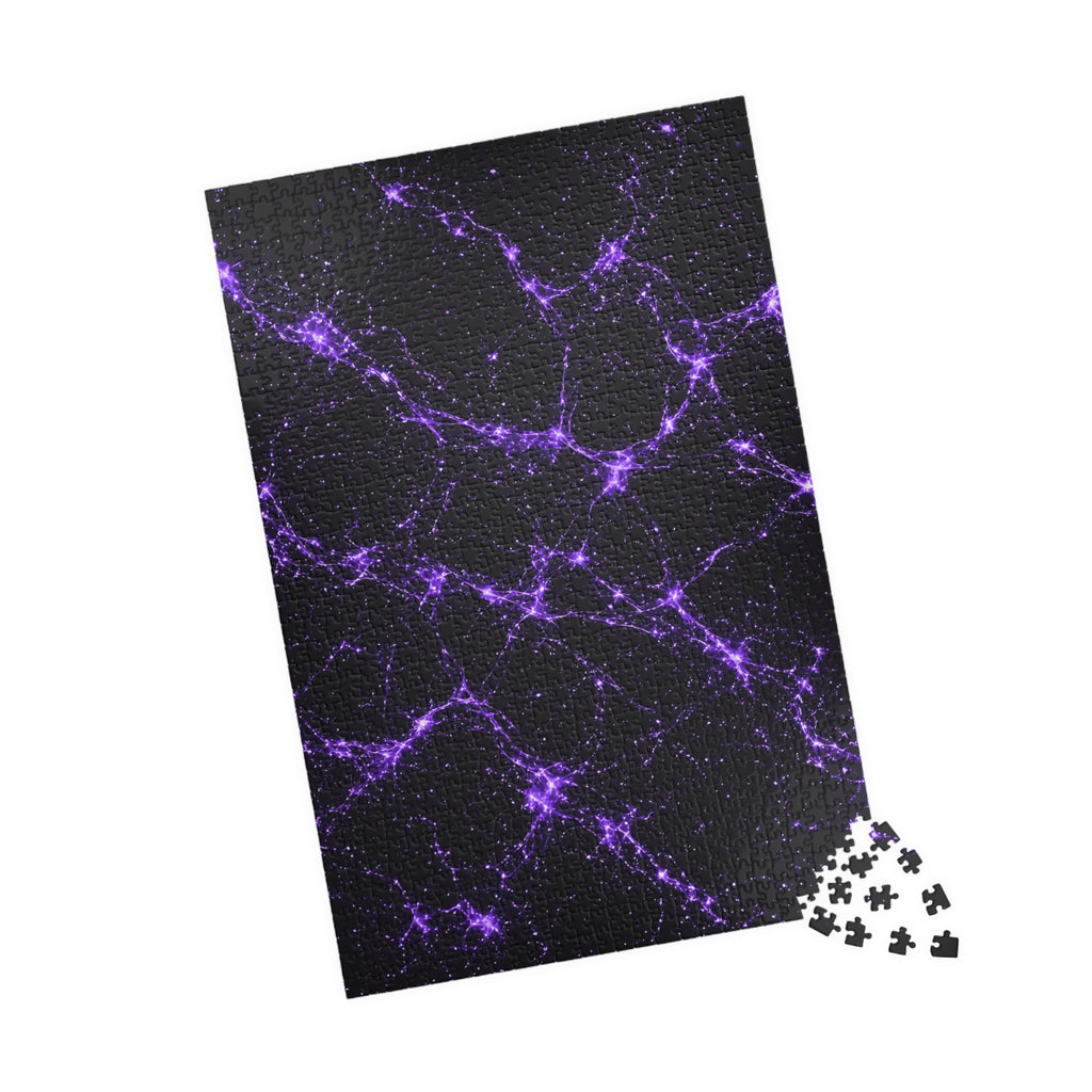 Neon Mycelium - Ultraviolet Jigsaw Puzzle