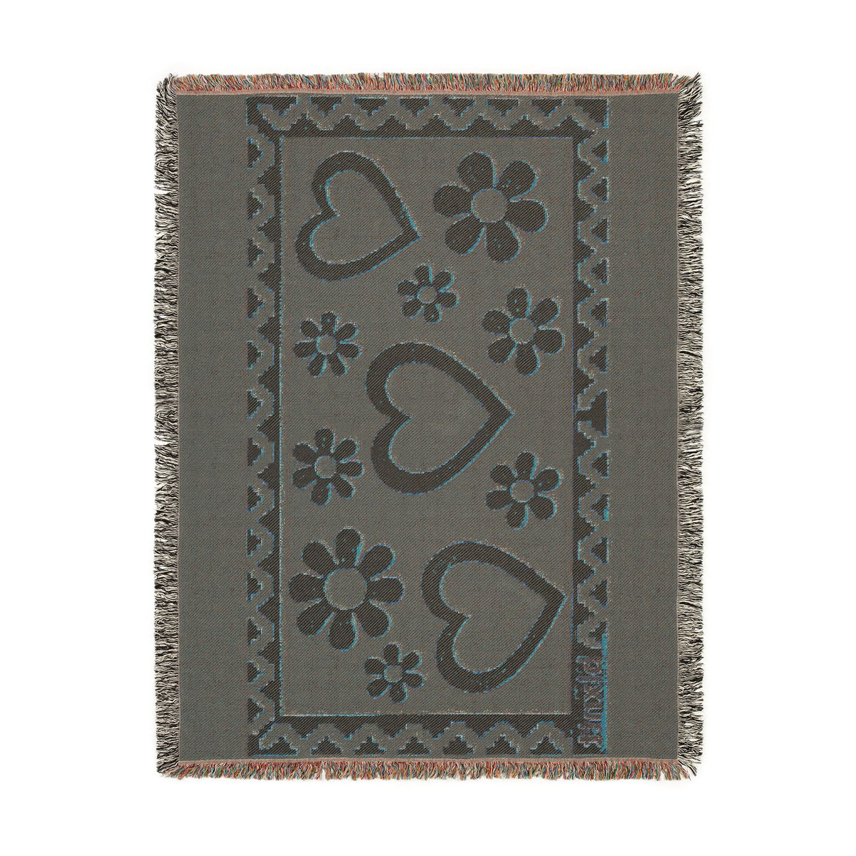 BLXNTT Red Hippie Woven Blanket #3