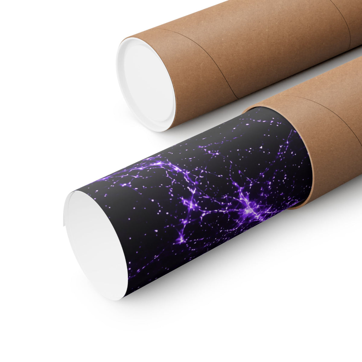 Neon Mycelium - Ultraviolet Poster