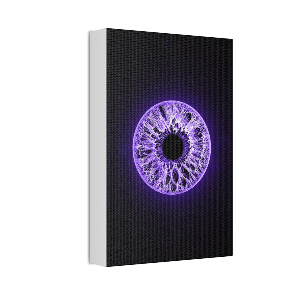 BLXNTT Iris – Lace Web Ultraviolet Glossy Canvas
