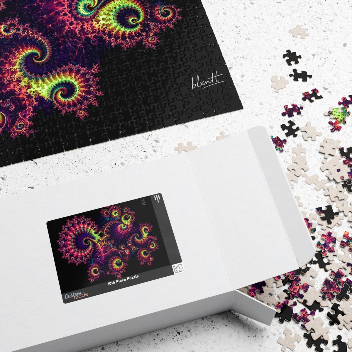 Copper Infinity - Blacklight Jigsaw Puzzle
