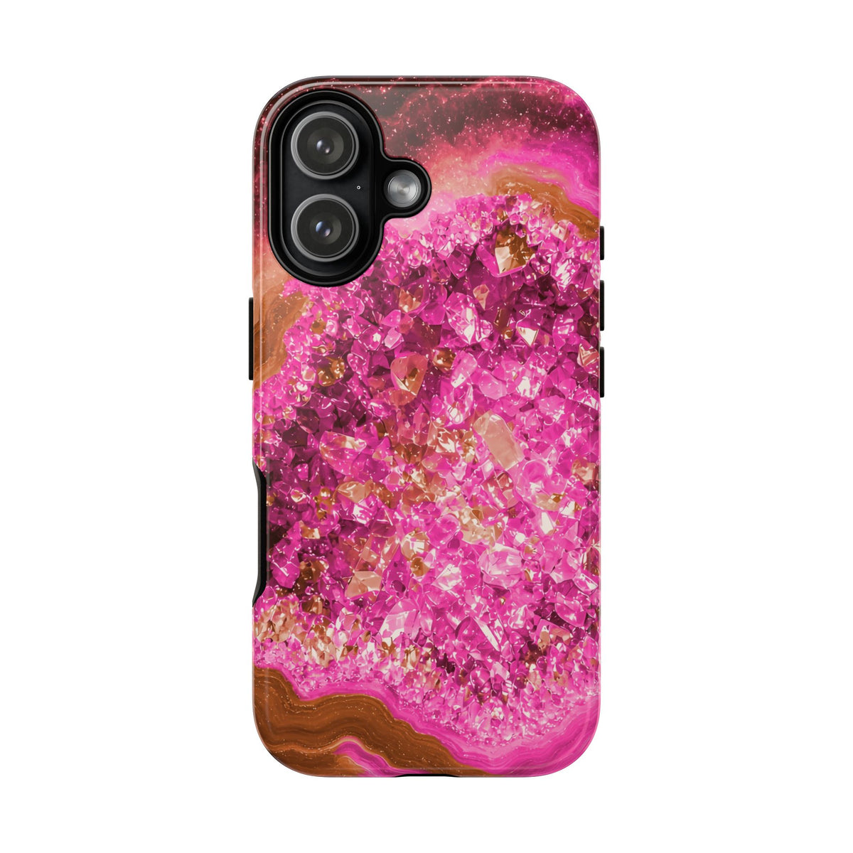 Geode Core - Terracotta Neon Phone Case
