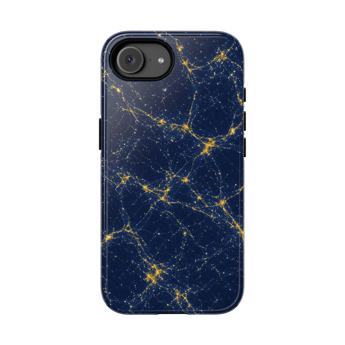 Neon Mycelium - Mustard Navy Phone Case
