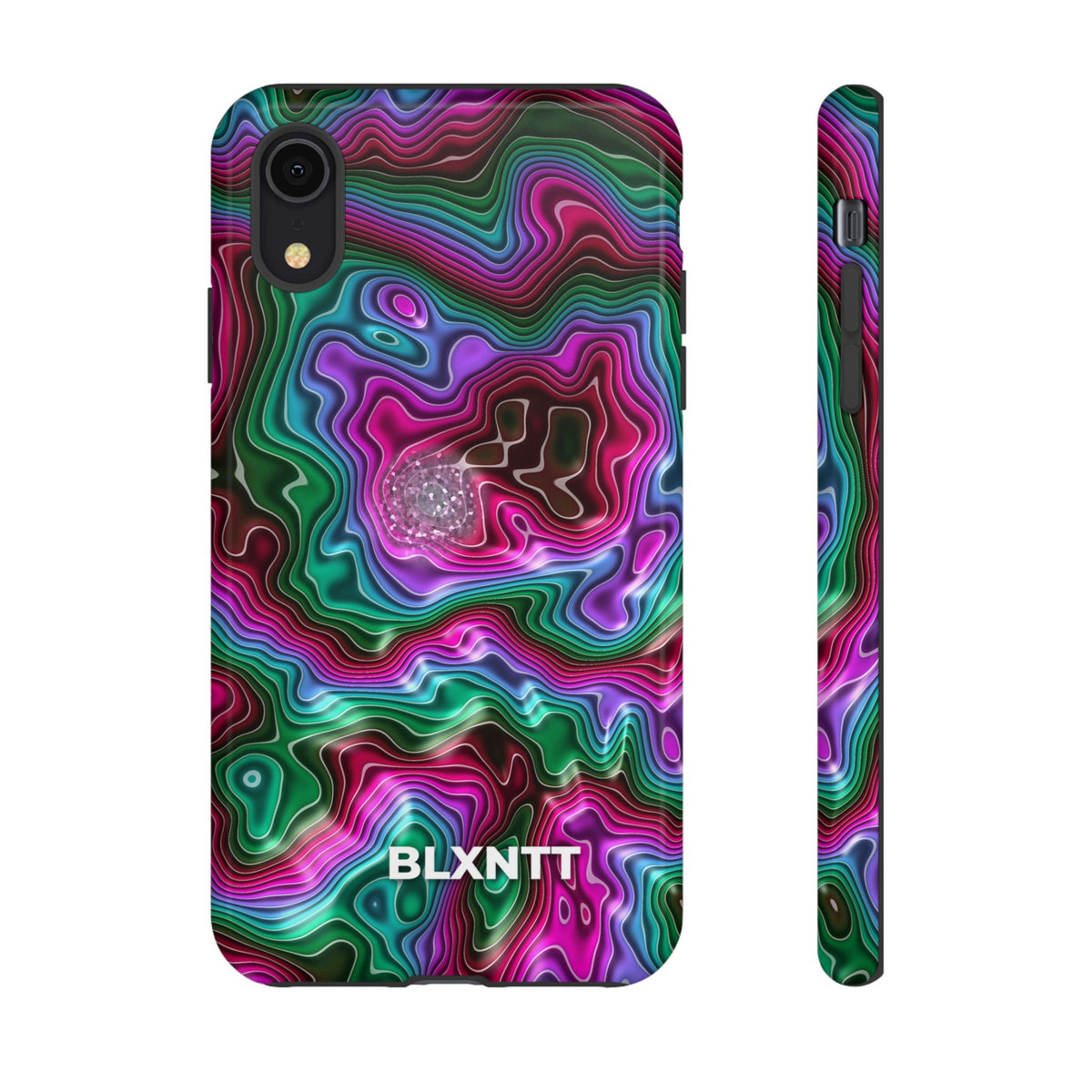 Neon Agate Phone Case