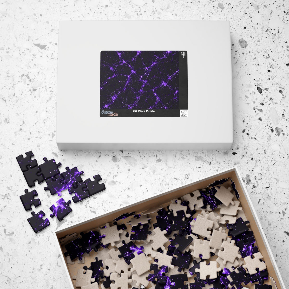 Neon Mycelium - Ultraviolet Jigsaw Puzzle