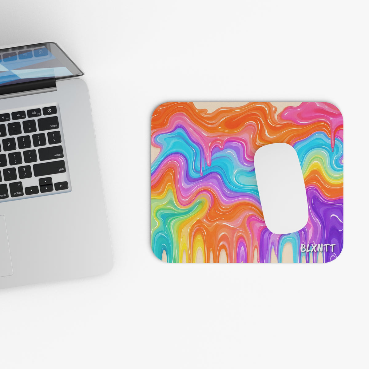 Rainbow Melt Mouse Pad