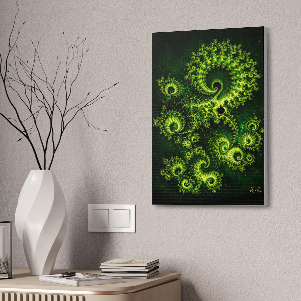 Copper Infinity - Toxic Acid Glossy Canvas