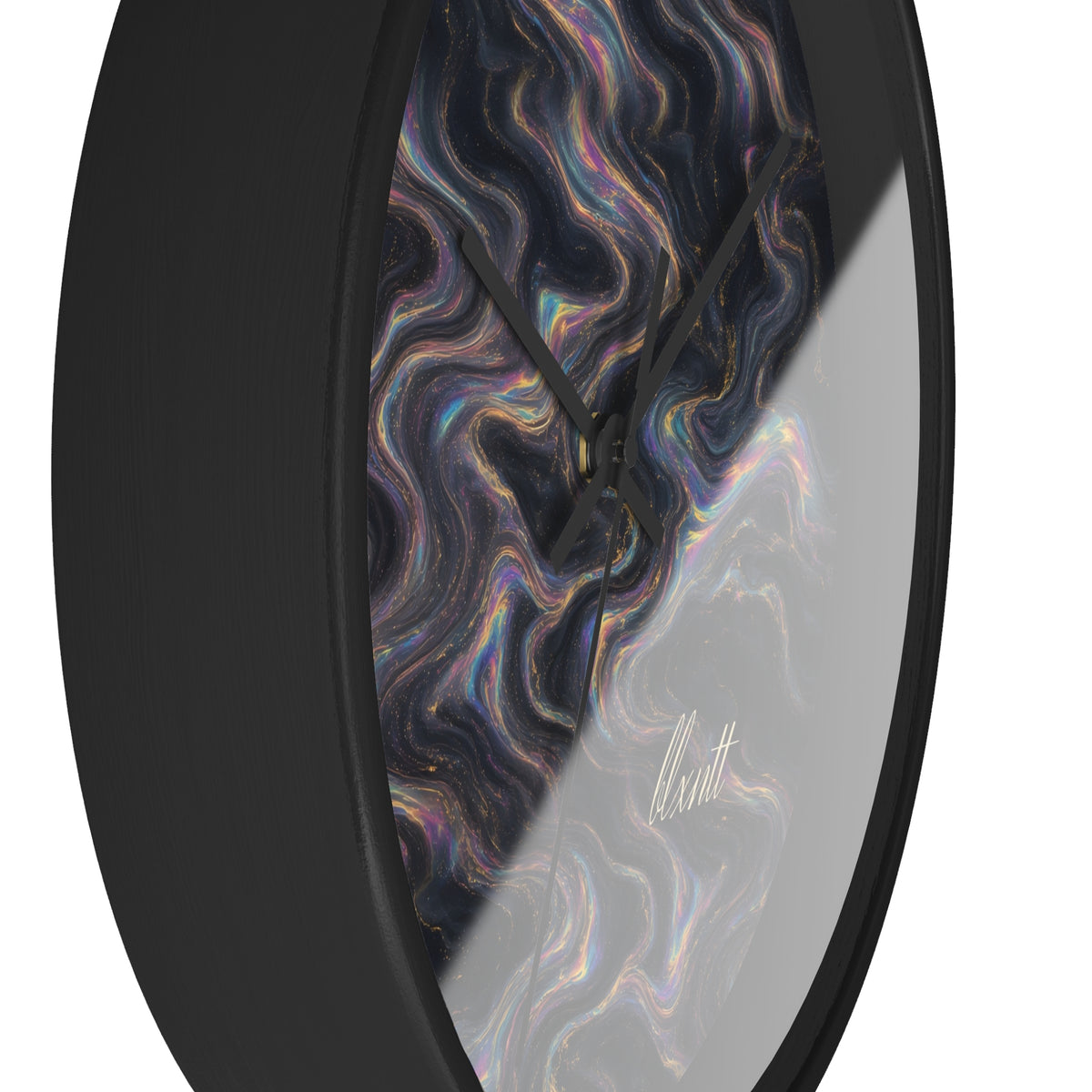Galaxy Iridescent Marble Wall Clock