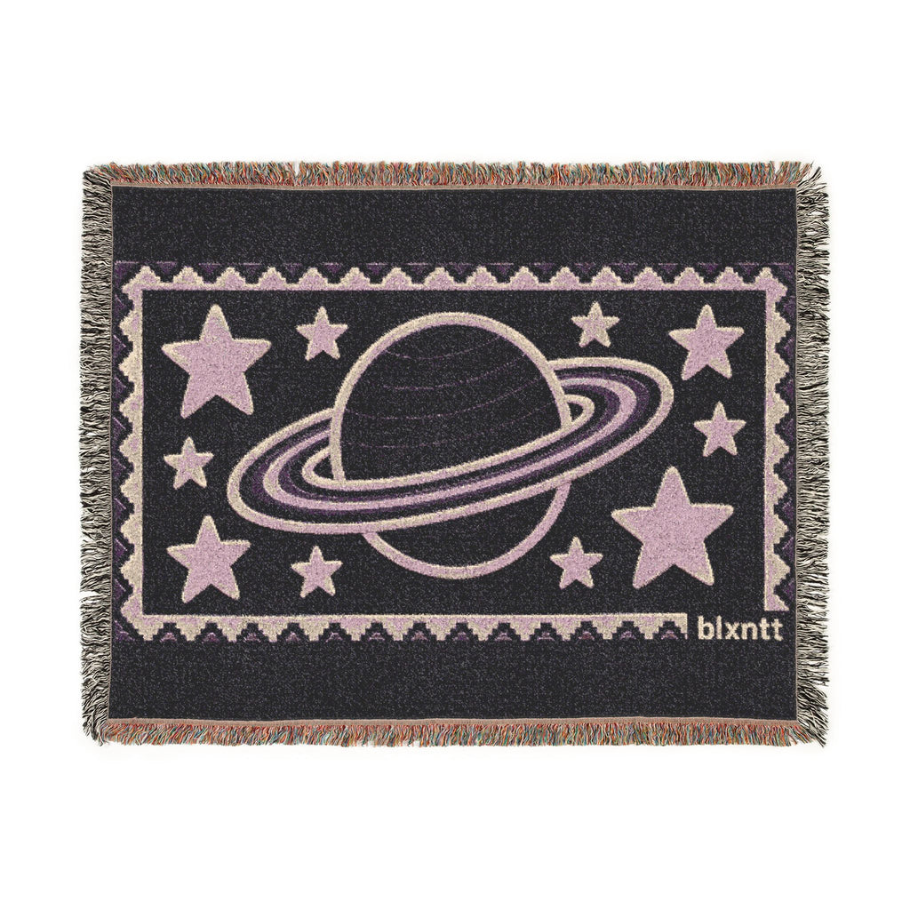 BLXNTT Purple Hippie Woven Blanket #3