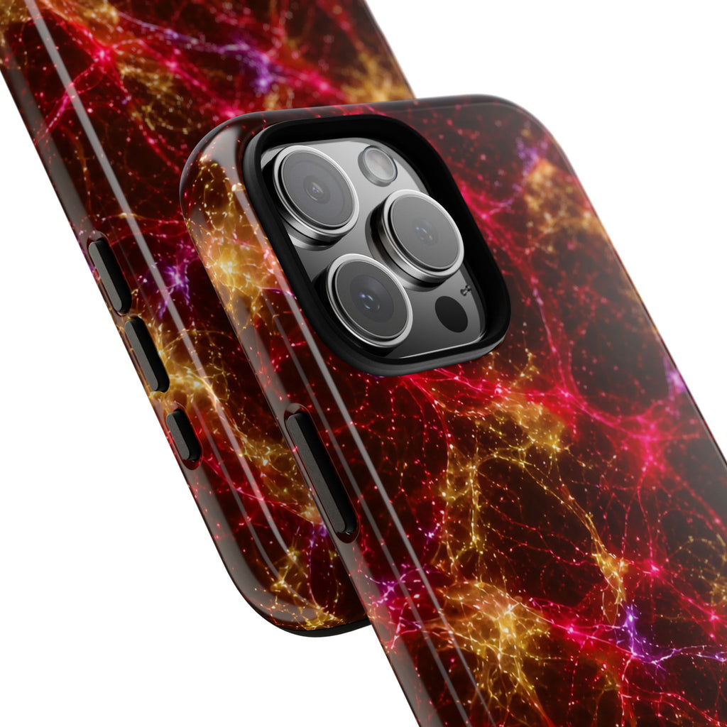 Neon Mycelium - Rainbow Nerve Phone Case