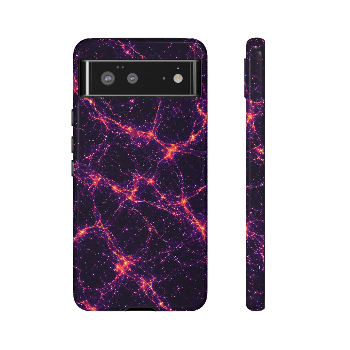Neon Mycelium - Sunset Synapse Phone Case