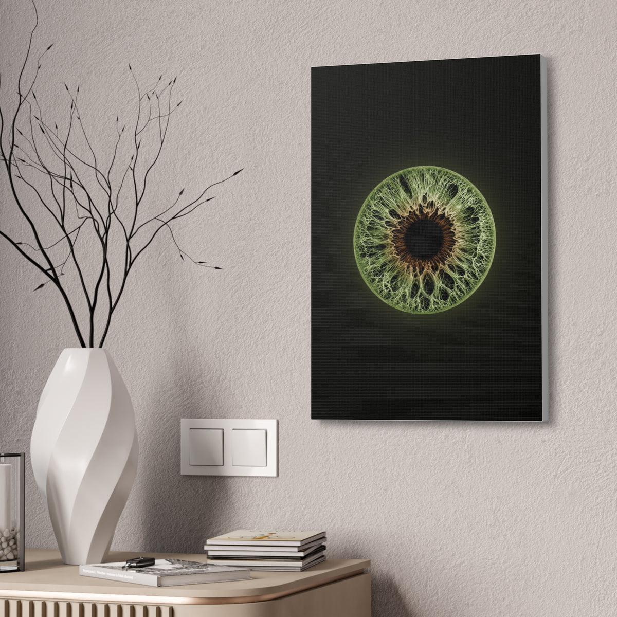 BLXNTT Iris – Lace Web Hazel Glossy Canvas