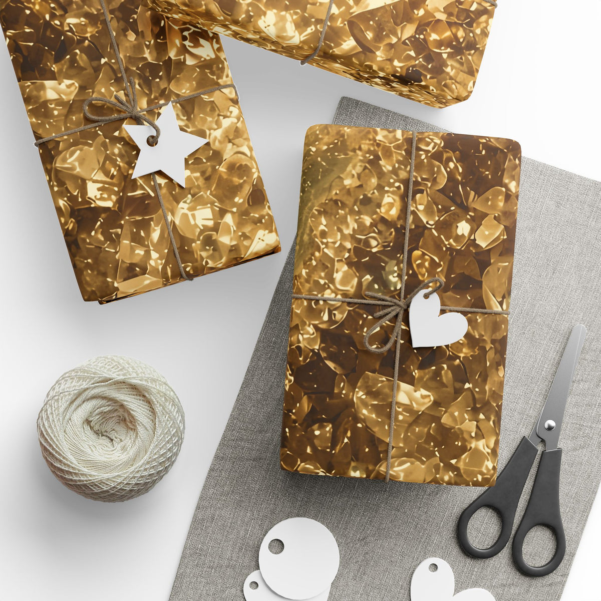 Geode Core - Gold Vein Wrapping Paper