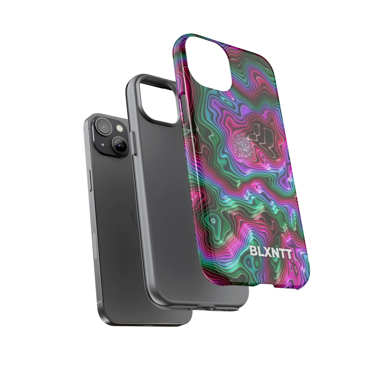 Neon Agate Phone Case