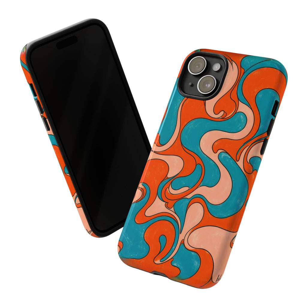 Fillmore Flow - Blood Orange & Teal Phone Case