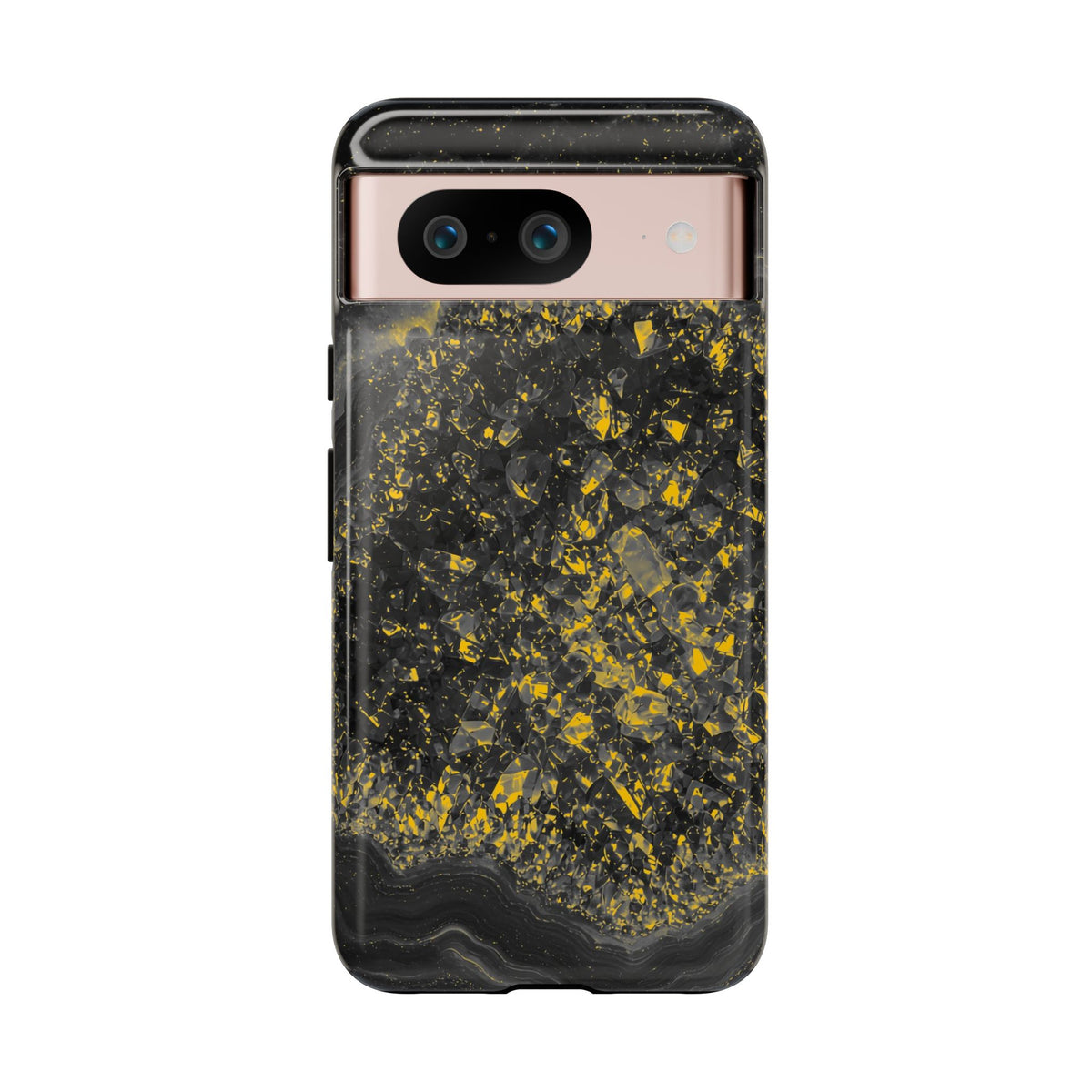 Geode Core - Mono Gold Spark Phone Case