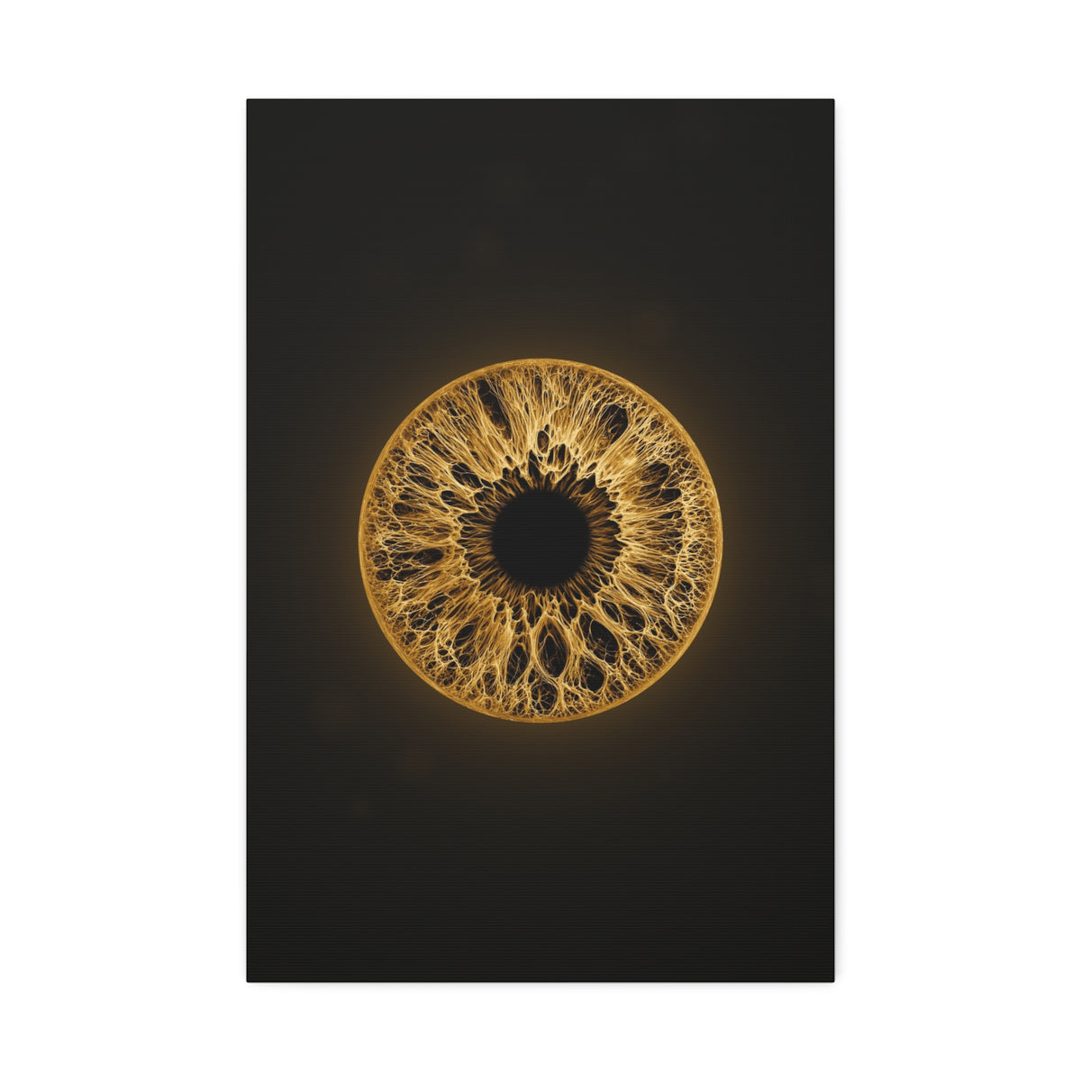 BLXNTT Iris – Lace Web Amber Glossy Canvas