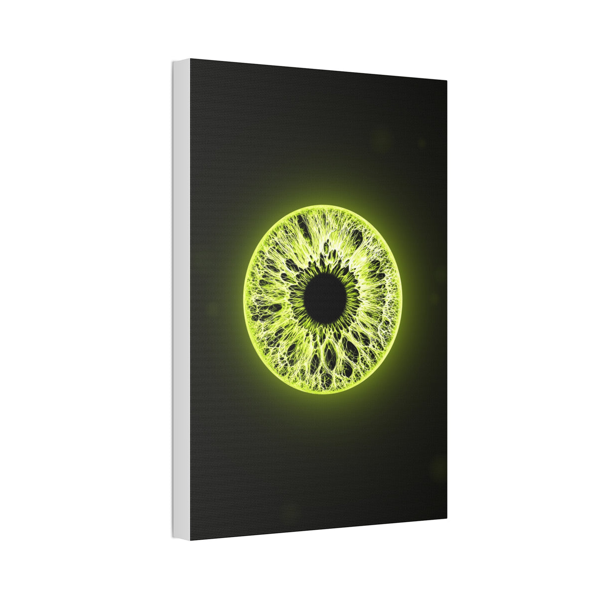 BLXNTT Iris – Lace Web Toxic Chartreuse Glossy Canvas