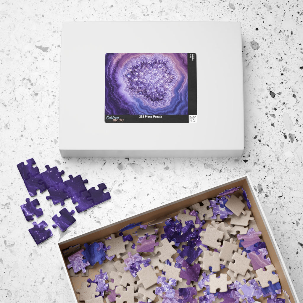 Geode Core - Lilac Dream Jigsaw Puzzle