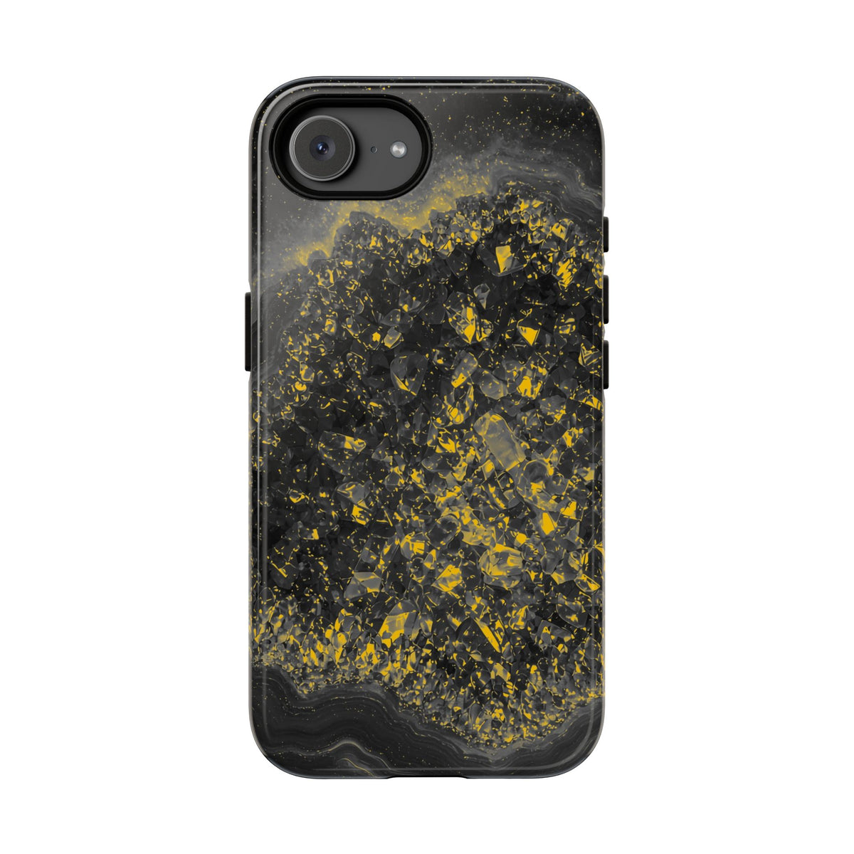Geode Core - Mono Gold Spark Phone Case