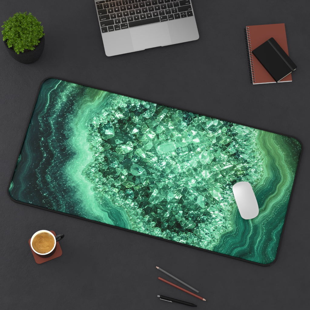 Geode Core - Jade Temple Desk Mat
