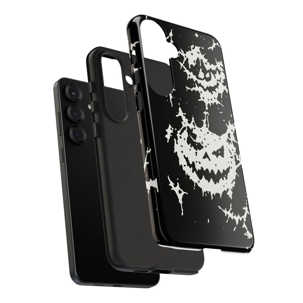 White Spiderweb Pumpkin Phone Case