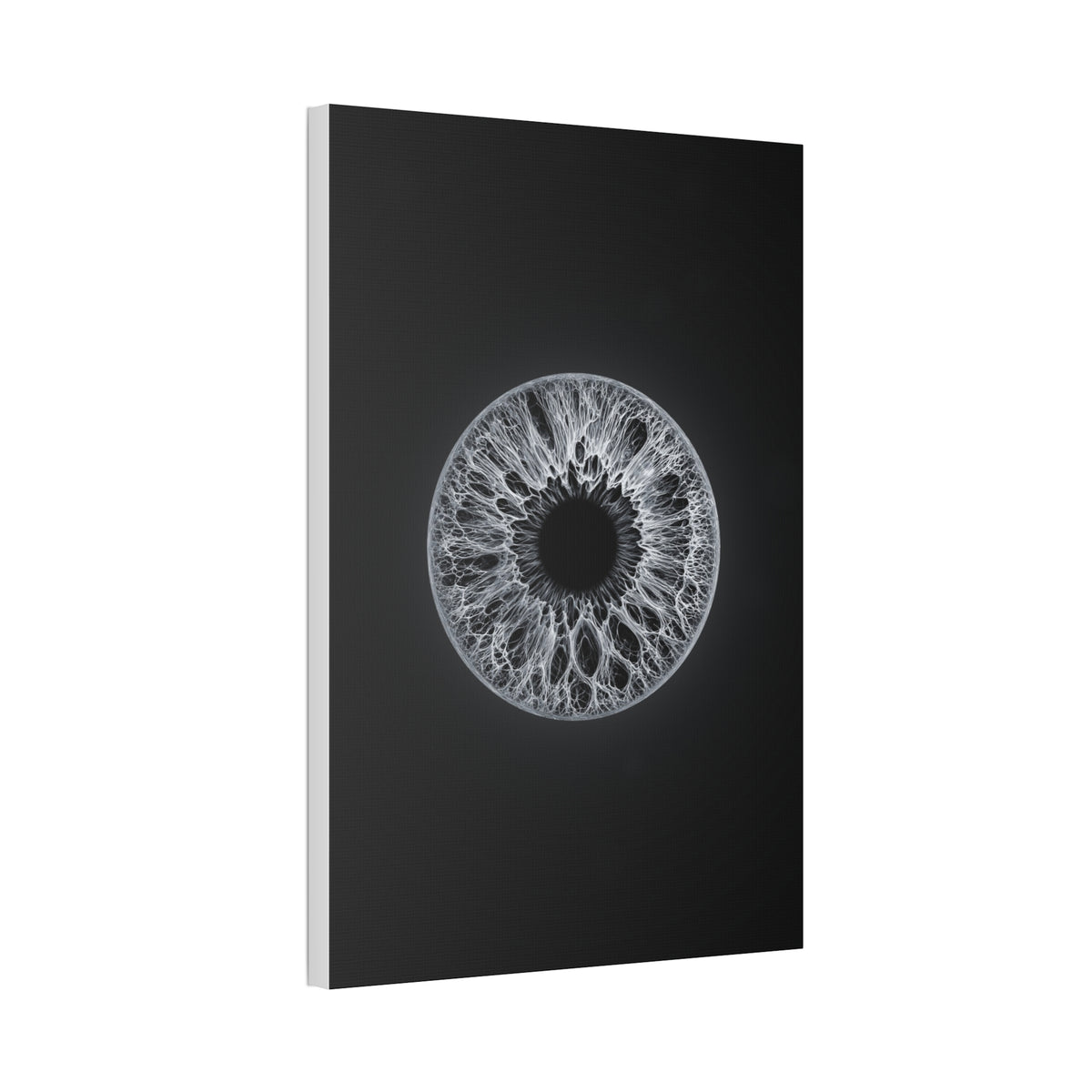 BLXNTT Iris – Lace Web Gray Glossy Canvas