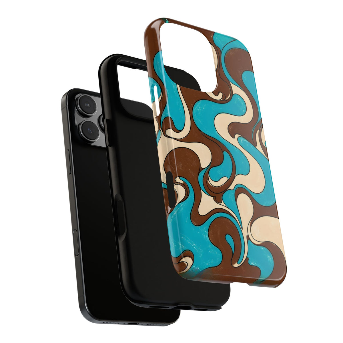 Fillmore Flow - Turquoise & Chocolate Phone Case