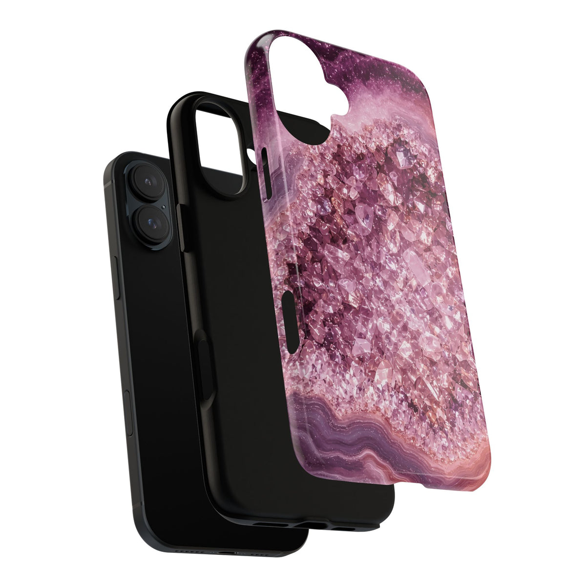 Geode Core - Rose Quartz Phone Case
