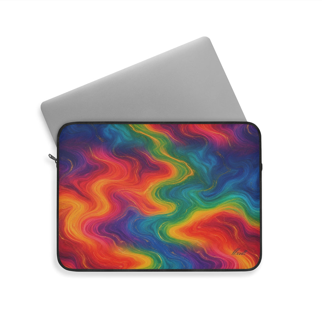 Rainbow Marble Laptop Sleeve