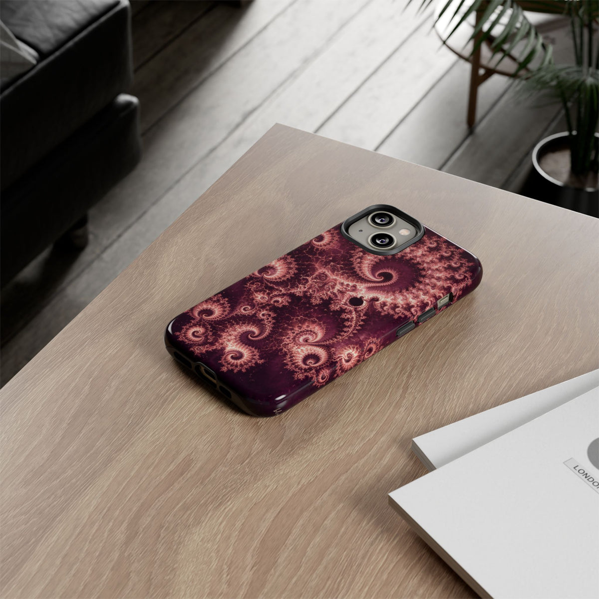 Copper Infinity - Rose Quartz Phone Case