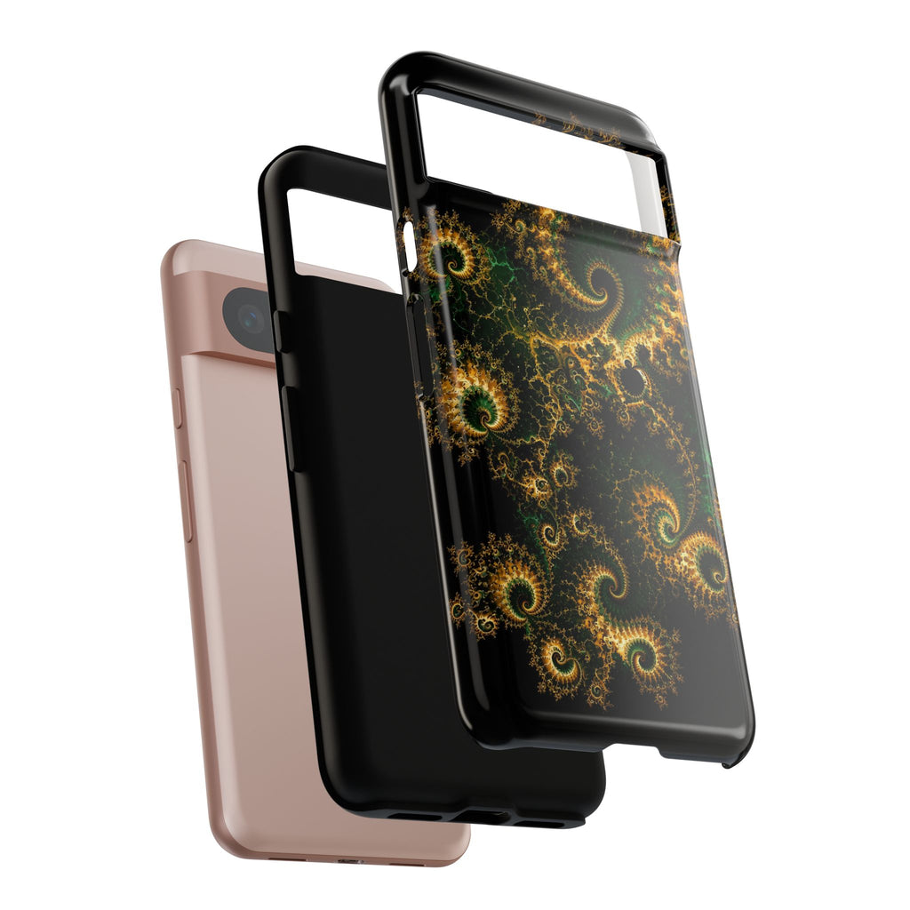 Copper Infinity - Emerald & Gold Phone Case