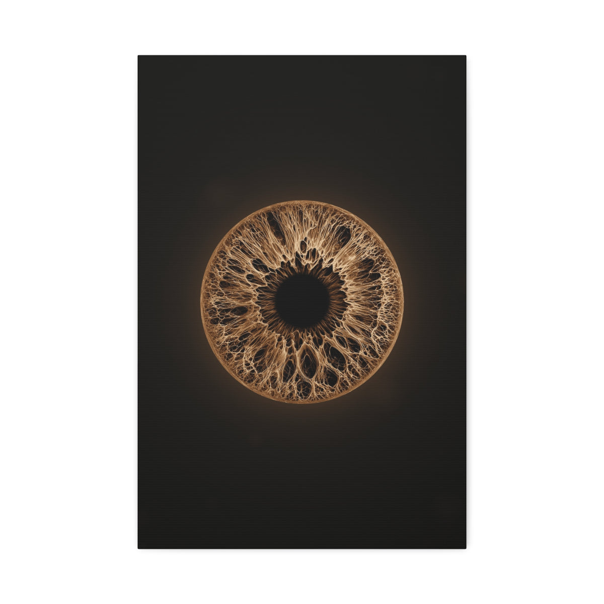 BLXNTT Iris – Lace Web Light Brown Glossy Canvas