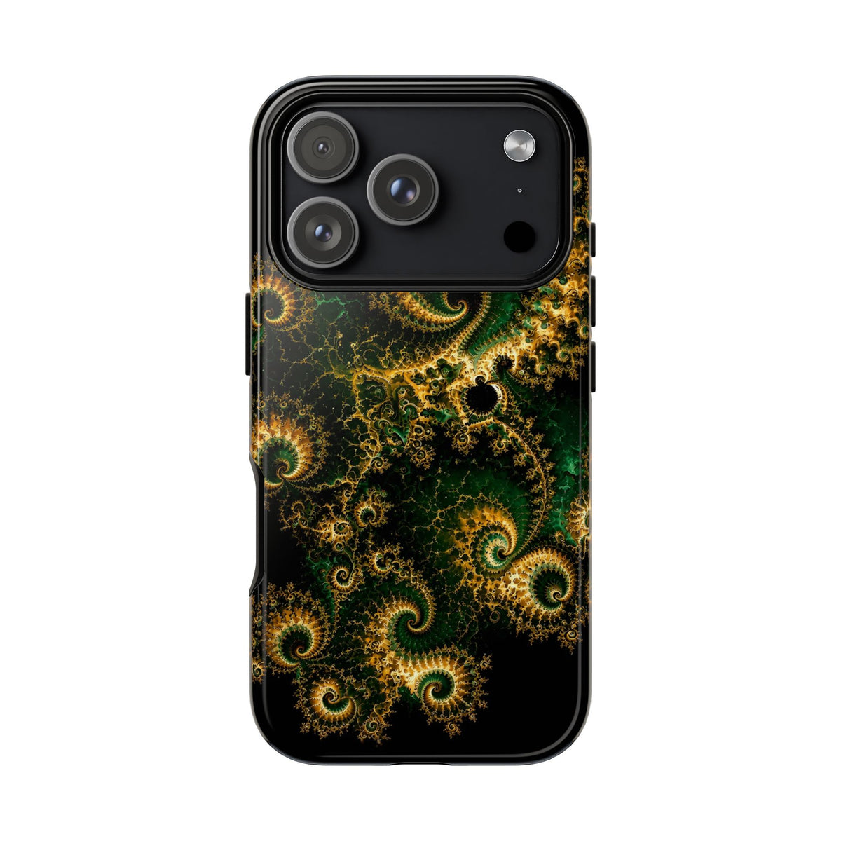 Copper Infinity - Emerald & Gold Phone Case
